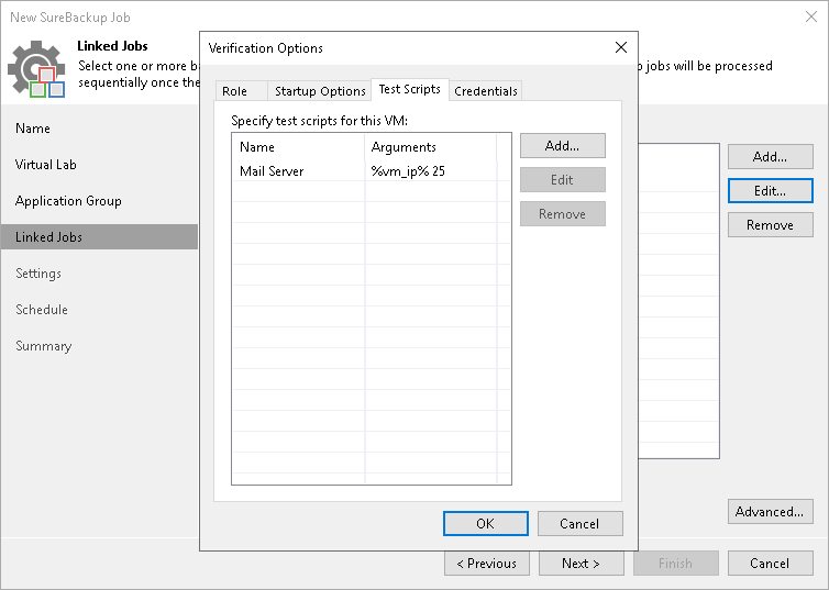 Predefined Tests